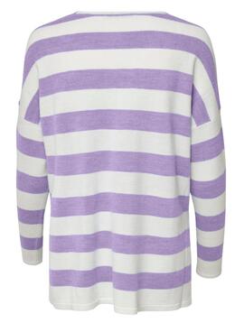 Jersey Only Amalia Morado Para Mujer