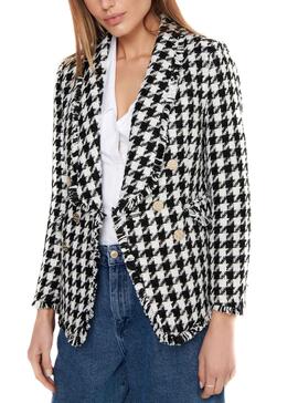 Blazer Only Lessie Blanco y Negro para Mujer