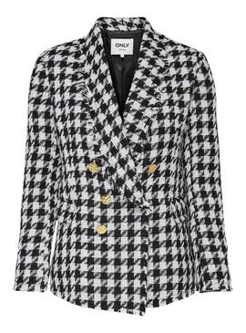 Blazer Only Lessie Blanco y Negro para Mujer