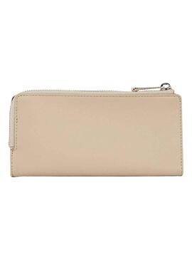 Billetera Tommy Jeans Life Large Beige para Mujer