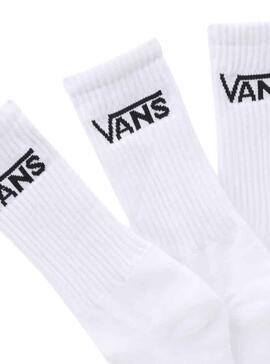 Calcetines Vans Classic 3Pack Blanco