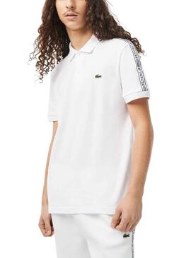 Polo Lacoste Piqué Blanco para Hombre