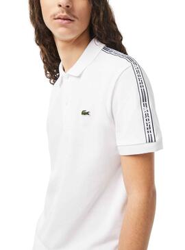 Polo Lacoste Piqué Blanco para Hombre