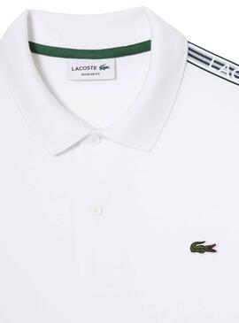 Polo Lacoste Piqué Blanco para Hombre