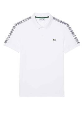 Polo Lacoste Piqué Blanco para Hombre