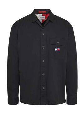 Sobrecamisa Tommy Jeans Classic Negro para Hombre