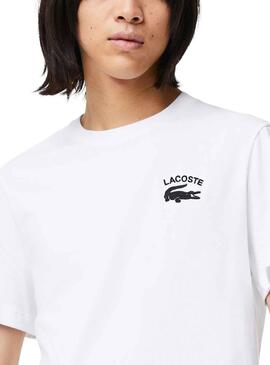 Camiseta Lacoste Embroidery Blanco para Hombre