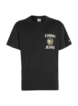 Camiseta Tommy Jeans Luxe Negro para Hombre