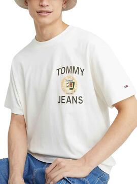 Camiseta Tommy Jeans Luxe Blanco para Hombre