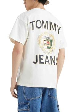 Camiseta Tommy Jeans Luxe Blanco para Hombre