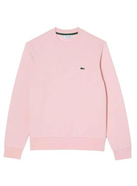 Sudadera Lacoste Basico Rosa para Hombre