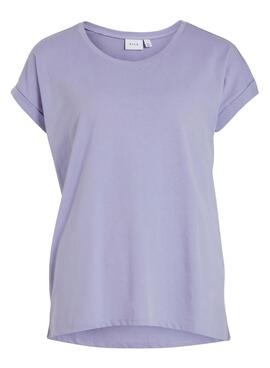 Camiseta Vila Dreamers Boxy Morado para Mujer