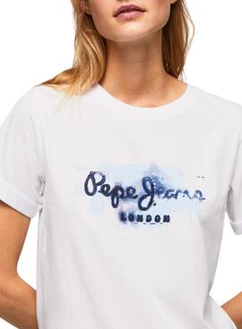 Camiseta Pepe Jeans Goldie Blanco para Mujer