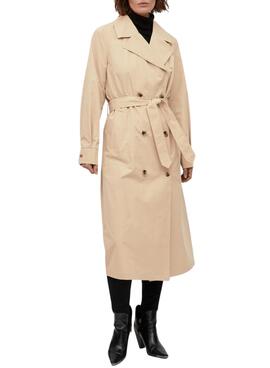 Gabardina Vila Mersin Long Beige para Mujer