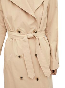 Gabardina Vila Mersin Long Beige para Mujer