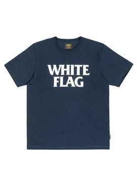 Camiseta Carhartt white flag marino para hombre