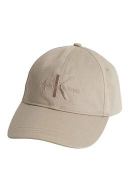 Gorra Calvin Klein Jeans Monogram Beige