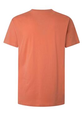 Camiseta Pepe Jeans Eggo Naranja para Hombre