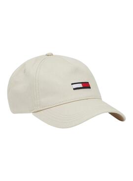 Gorra Tommy Jeans Flag Cap Beige 