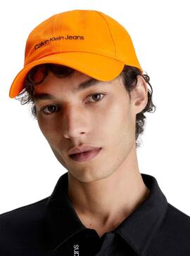 Gorra Calvin Klein Jeans Institutional Naranja 