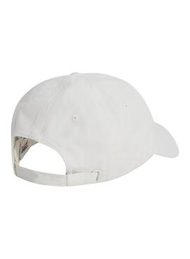 Gorra Tommy Jeans Flag Cap Blanco