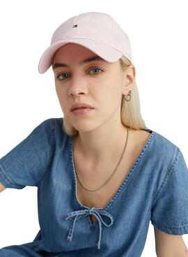 Gorra Tommy Jeans Sport Cap Rosa 