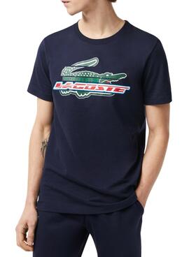 Camiseta Lacoste Sport Marino para Hombre