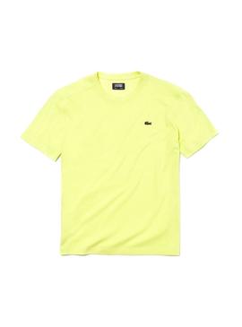 Camiseta Lacoste Sport TH7618 Verde Neon