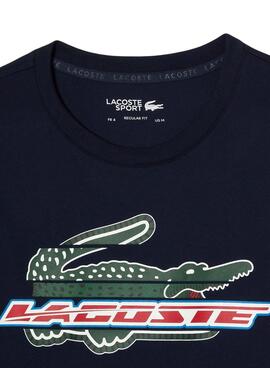 Camiseta Lacoste Sport Marino para Hombre