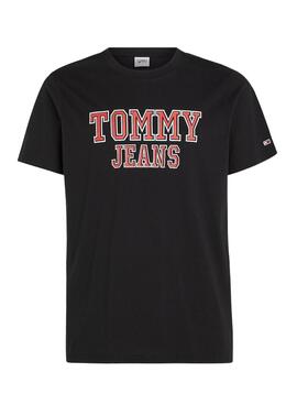 Camiseta Tommy Jeans Essential Negro Hombre