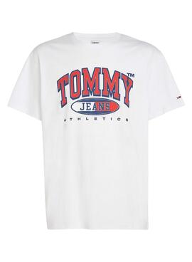 Camiseta Tommy Jeans Graphic Blanco Hombre
