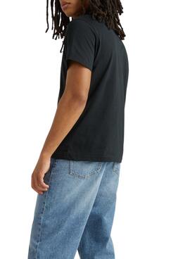 Camiseta Tommy Jeans Original Jersey Negro Hombre