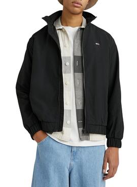 Chaqueta Tommy Jeans Essential Negro para Hombre