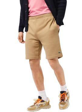 Bermuda Lacoste Jogger Basic Camel para Hombre