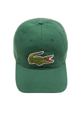 Gorra Lacoste Big Croco Verde para Mujer y Hombre