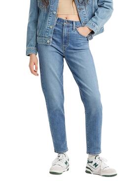 Pantalón Vaquero Levis High Waisted Azul Mujer