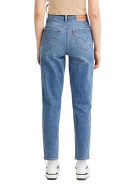 Pantalón Vaquero Levis High Waisted Azul Mujer