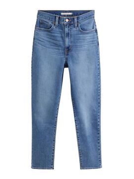 Pantalón Vaquero Levis High Waisted Azul Mujer