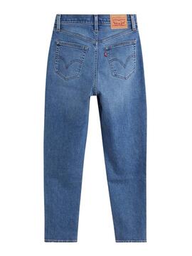 Pantalón Vaquero Levis High Waisted Azul Mujer