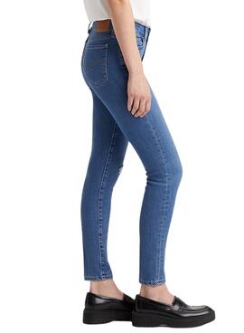 Pantalón Vaquero Levis 711 Skinny Rio Azul Mujer