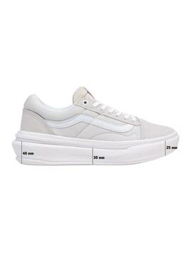 Zapatillas Vans Old Skool Overt Blanco Mujer