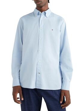 Camisa Tommy Hilfiger Core Flex Azul para Hombre