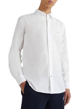 Camisa Tommy Hilfiger Core Flex Blanco para Hombre