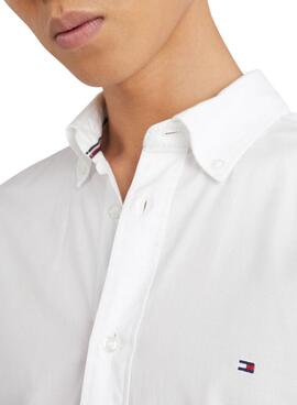 Camisa Tommy Hilfiger Core Flex Blanco para Hombre