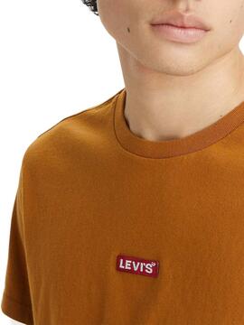 Camiseta Levis Relaxed Baby Tab Ocre para Hombre