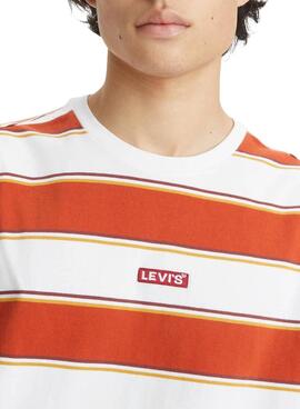 Camiseta Levis Relaxed Baby Tab Rayas para Hombre