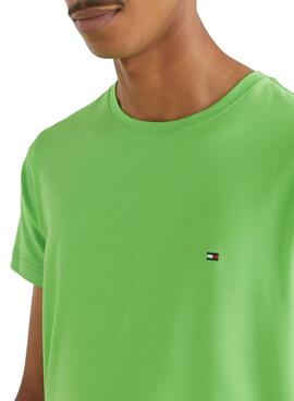 Camiseta Tommy Hilfiger Stretch Verde para Hombre