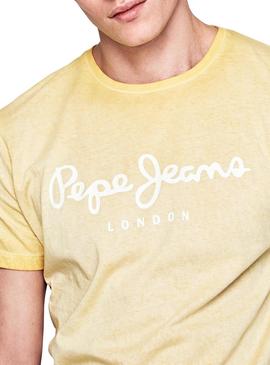 Camiseta Pepe Jeans West Sir Amarillo Hombre