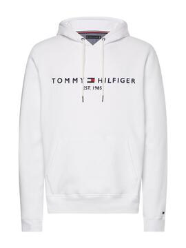 Sudadera Tommy Hilfiger Logo Hoody Blanco