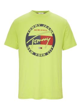 Camiseta Tommy Jeans Circle Lima Hombre